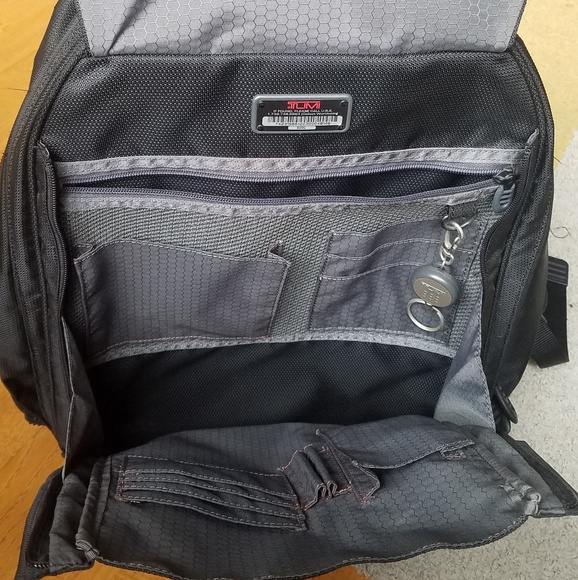 TUMI Black Laptop Backpack - Picture 4 of 8